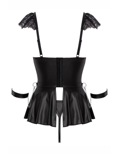 Ensemble 3 pièces lingerie Fetish - Cotelli Bondage